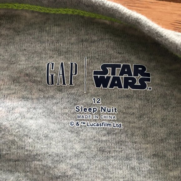 Gap Kids Star Wars Pajamas Girls 12 Colorful Neon Striped R2D2 Storm Trooper EUC - Picture 3 of 4
